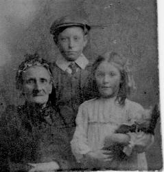 [Frank with his grandmother]