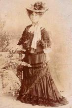 [Annie as a young woman]