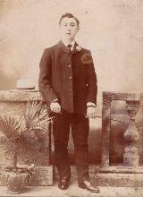 [Nat as a young man]